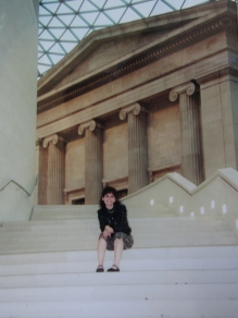 Me on the steps of the British Museum
